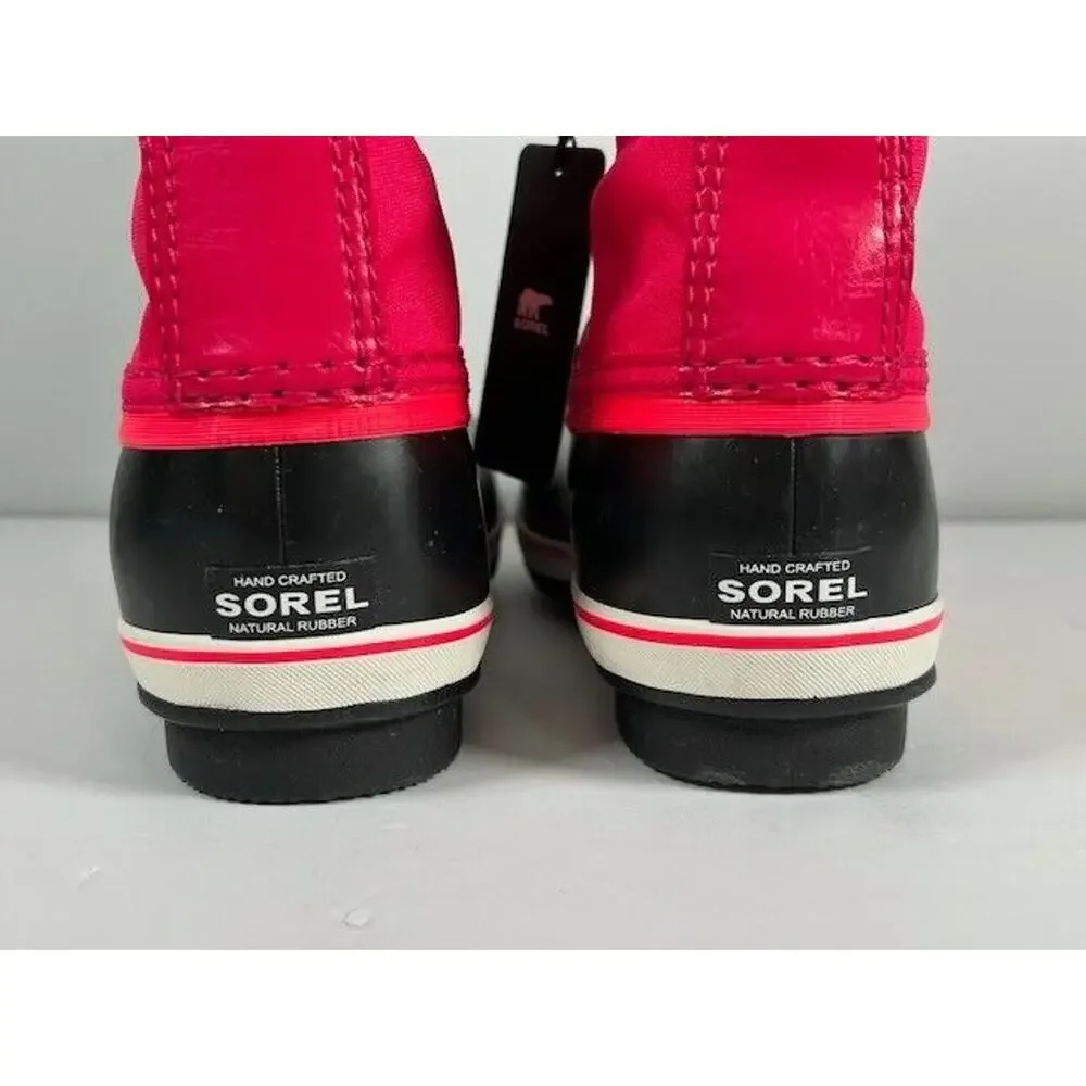 Sorel YOOT‎ PAC Nylon Waterproof Winter Boots Insulated Bright Rose Youth Size 6